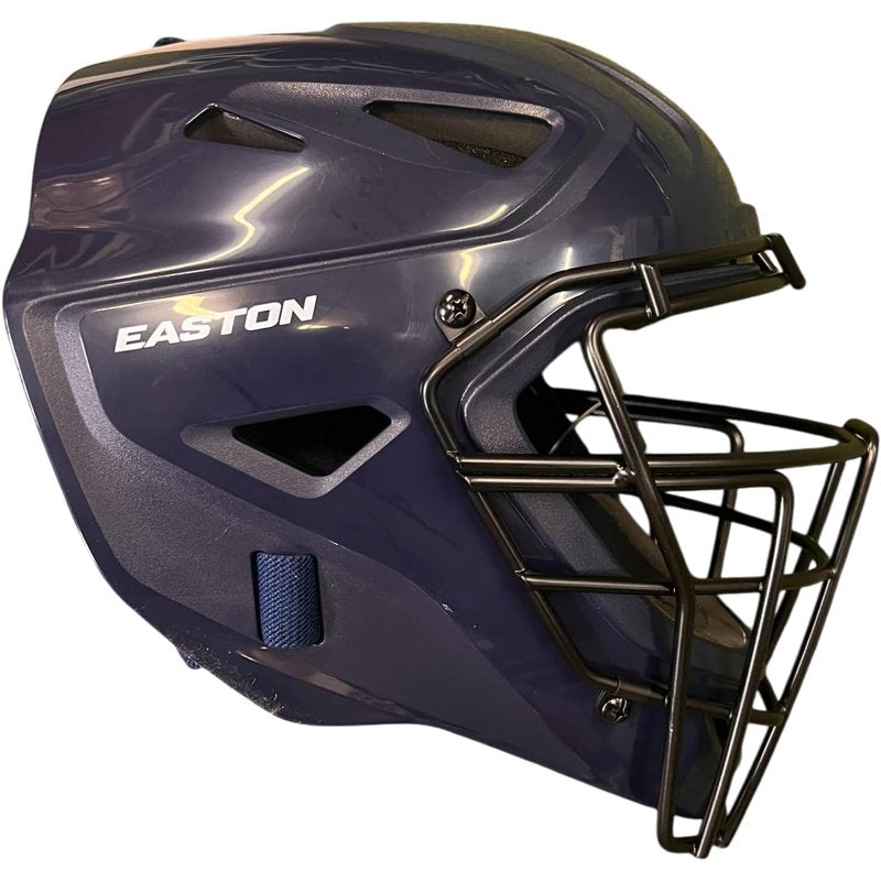 Youth Baseball Catcher Gear Set - Helmet, Chest Protector & Leg Guards - Black Navy