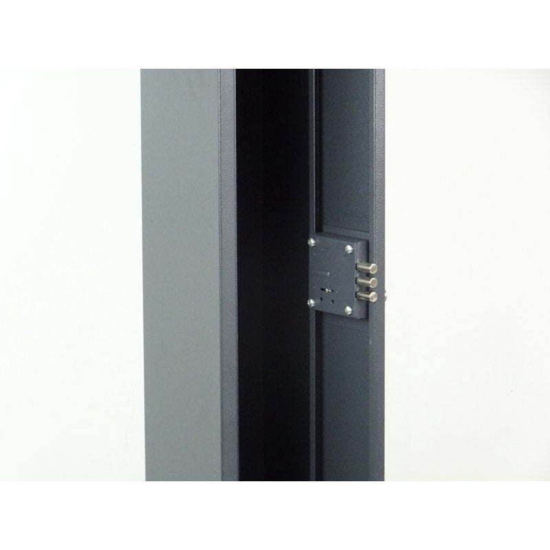 Long Rifle Gun Safe with Key Lock - 8x6.5x52 Metal Storage Cabinet