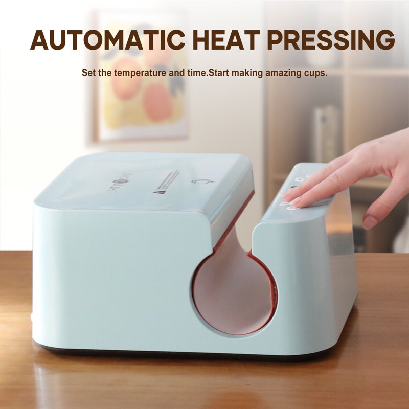 Auto Mug Tumbler Heat Press Machine for Sublimation DIY Printing - Suitable for Cups & Tumblers