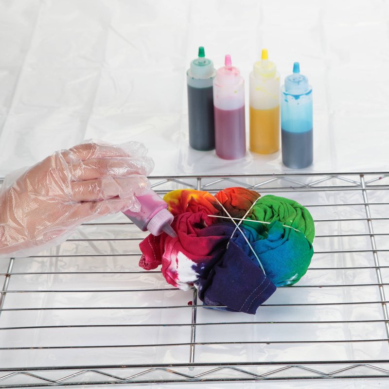 20-Color Tie-Dye Party Kit for Group Crafts and DIY T-Shirt Projects