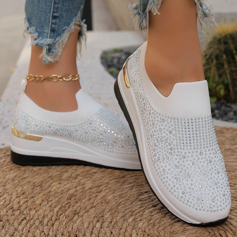 Women's Orthopedic Golf Shoes Breathable Non-Slip Slip-On Hiking Sneakers