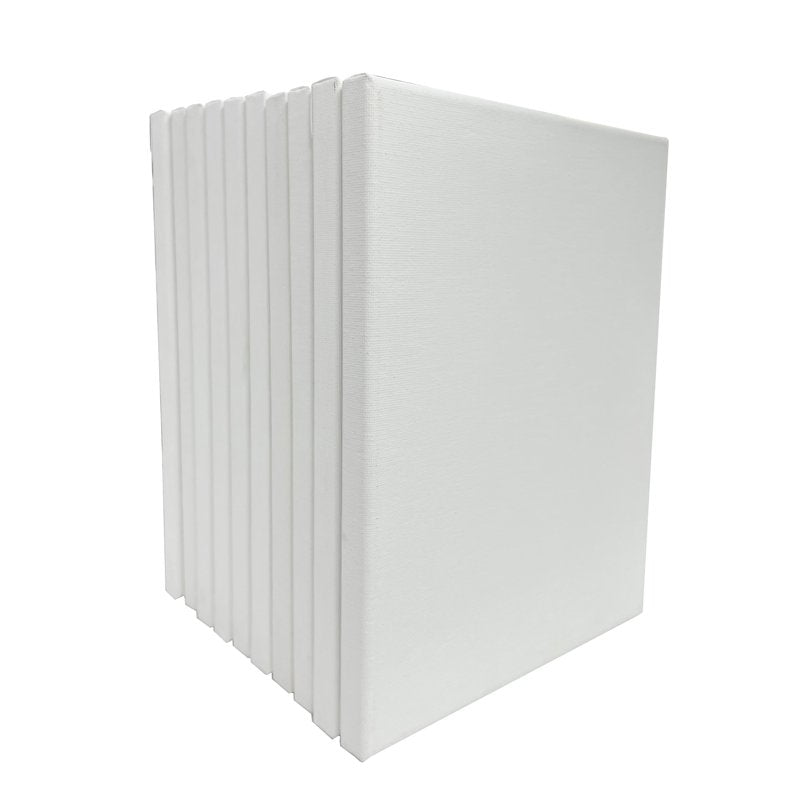Artist's Loft Canvas Set - Bulk Assorted Sizes for Acrylic & Oil Painting