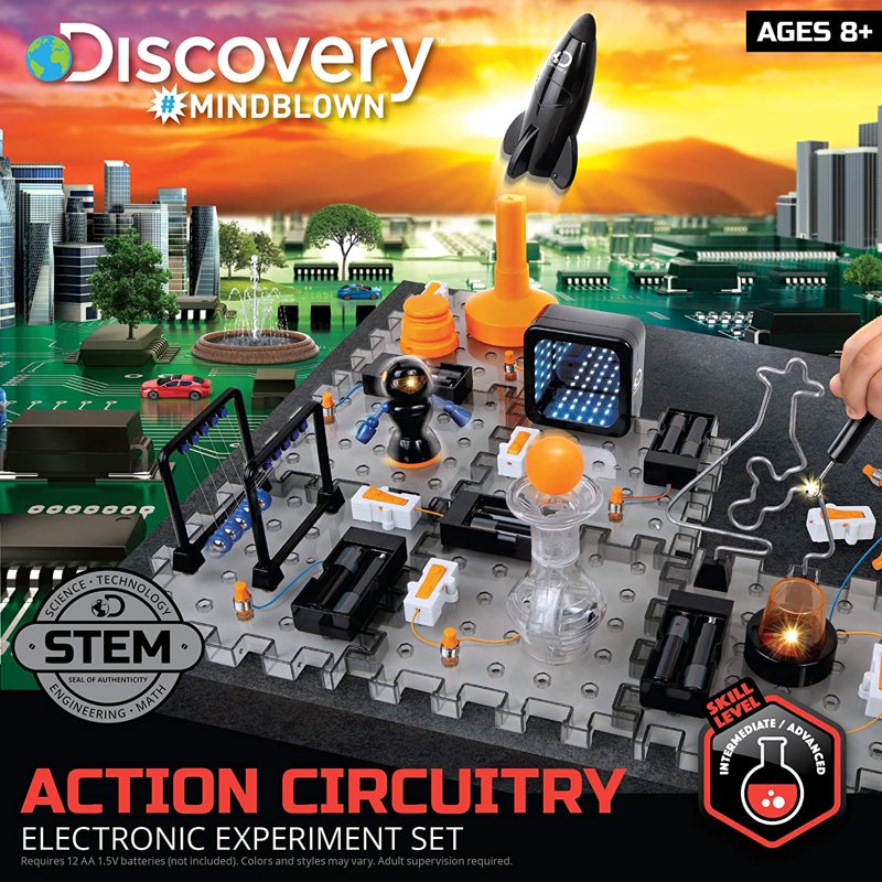 Electronic Circuitry STEM Toy Set for Teens - 51 Pieces, Science & Engineering
