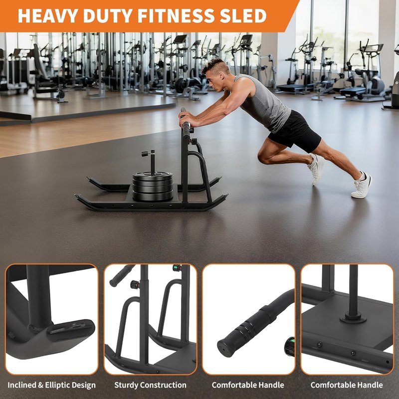 Adjustable Height Weight Sled for Strength & Speed Training –
