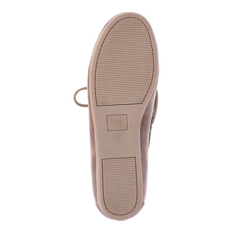 Women's Boat Shoes - Slip-On Canvas Loafers with Comfort Foam Insole