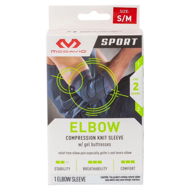 Sport Compression Elbow Sleeve with Gel Buttresses - Unisex Support for Arthritis & Tendonitis