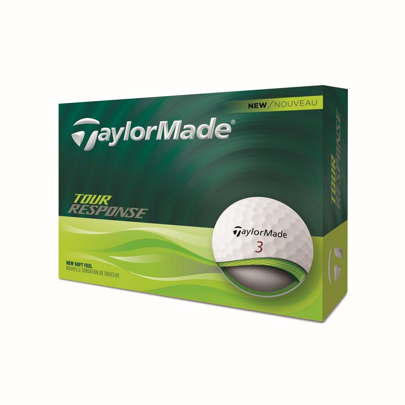 TaylorMade Tour Response Golf Balls 12 Pack - Premium Distance & Spin