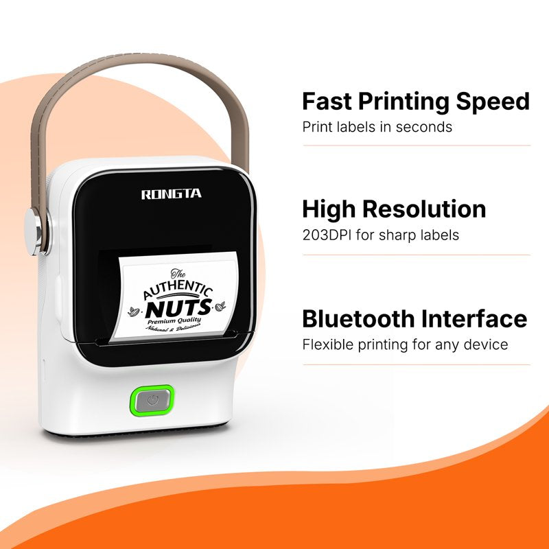 Portable Bluetooth Label Maker with Tape - Home Organization, Rechargeable
