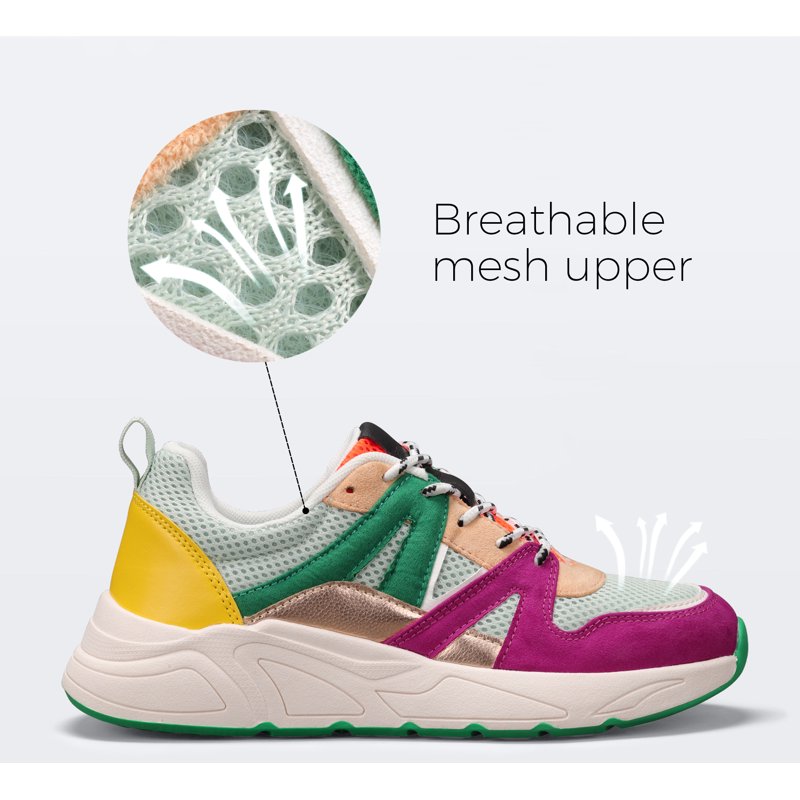 Colorful Chunky Sneakers for Women - Fashion Walking & Travel Shoes