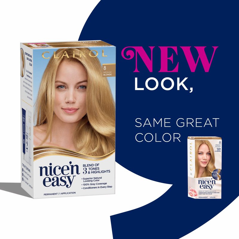 Permanent Hair Color Cream - Natural Looking Shades for Gray Coverage