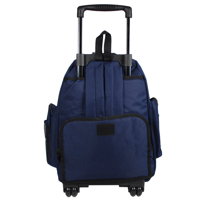 22-Inch Rolling Carry-On Backpack - Durable Lightweight Travel Bag