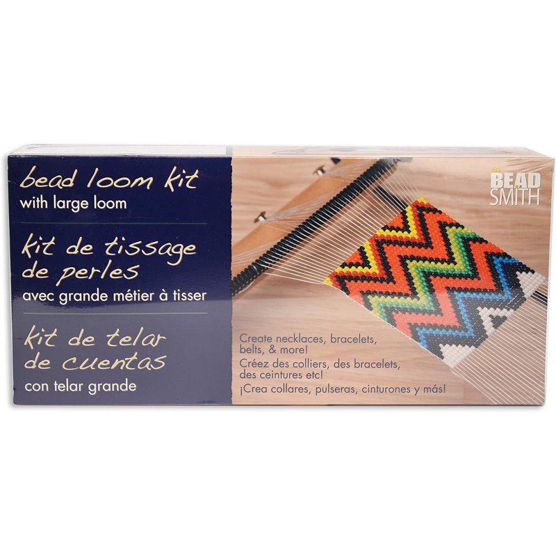 Bead Loom Kit for Jewelry Making - Includes Beads, Thread, Needles, and Patterns