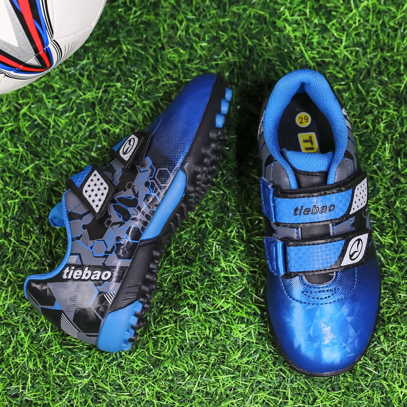 Toddler Soccer Cleats Outdoor Kids Football Shoes 8 Toddler Blue