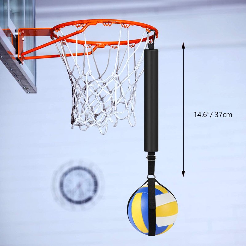 Volleyball Spike Training Aid with Adjustable Nylon Strap & Carabiner