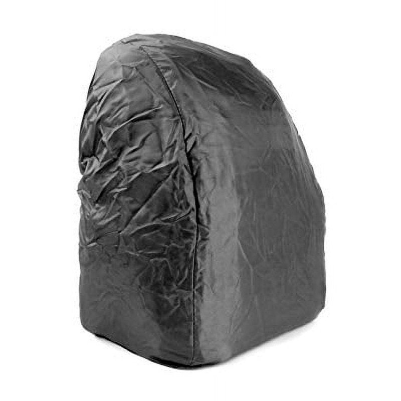Heavy Duty Range Backpack with Rain Cover - Tactical Shooting Bag, 900D Polyester, US Flag Patch, Black