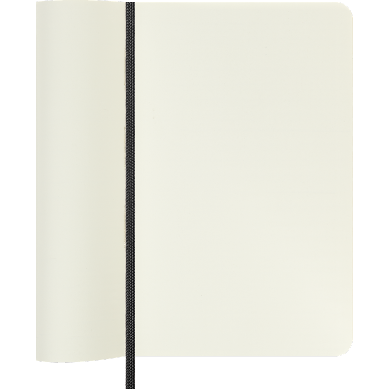 Pocket Notebook - Classic Black Soft Cover, 3.5 x 5.5 inches, FSC-Certified Paper