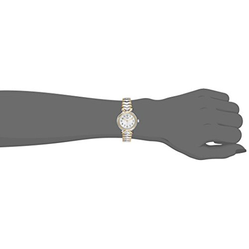 Timex Women's Pleasant Street Two-Tone Dress Watch 25mm with Expansion Band