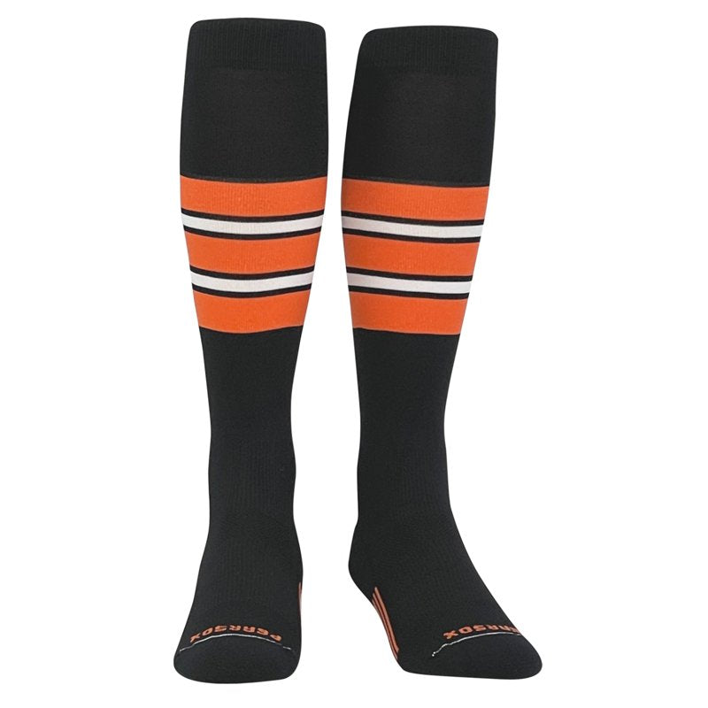 Youth Sports Socks - Striped Baseball Softball Football Knee-High Socks