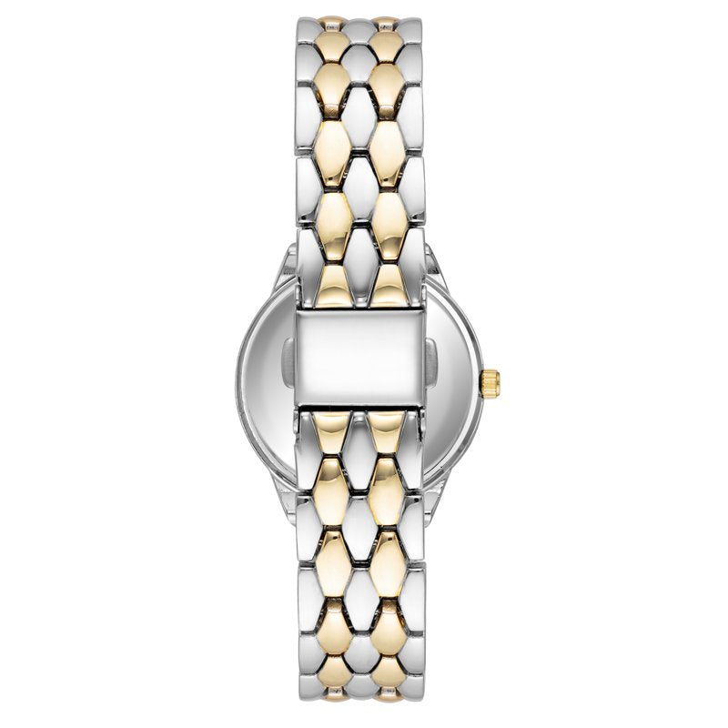 Women’s Two-Tone Bracelet Wristwatch with Classic Style and Water Resistance