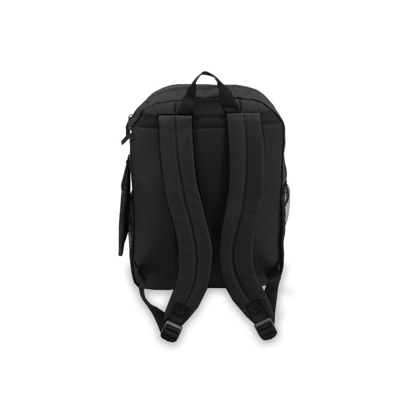 Unisex Modern Laptop Backpack with Tech Organization - Black