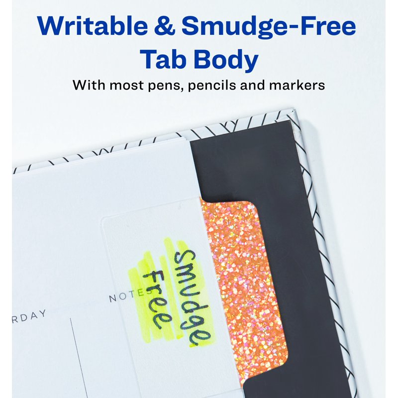 UltraTabs Multi-Use Write-On Page Tabs - Assorted Orange, 18 Pack