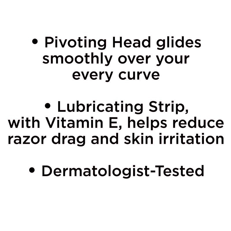 Disposable Women's 4-Blade Razors Pack - Sensitive Skin, Color Vary