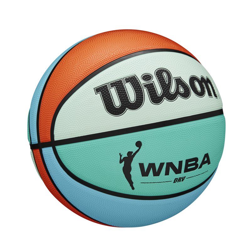 Outdoor Basketball 28.5 Inch Size 6 - Bright Multi-Color Dribble & Shoot