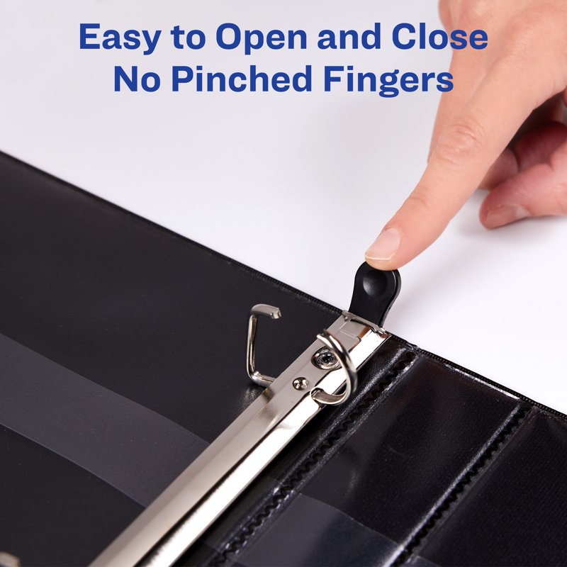 Heavy-Duty 3-Inch Binder in Purple - Durable Office & School Organizer