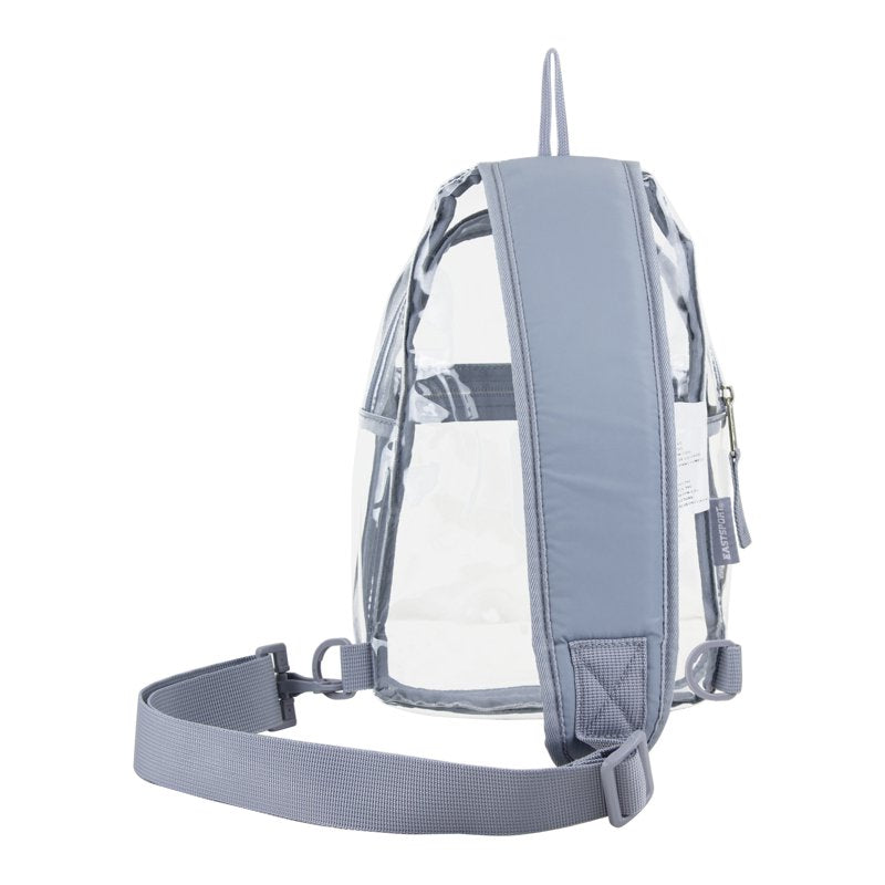 Unisex Clear Sling Bag - Stadium Approved, Durable & Adjustable Strap