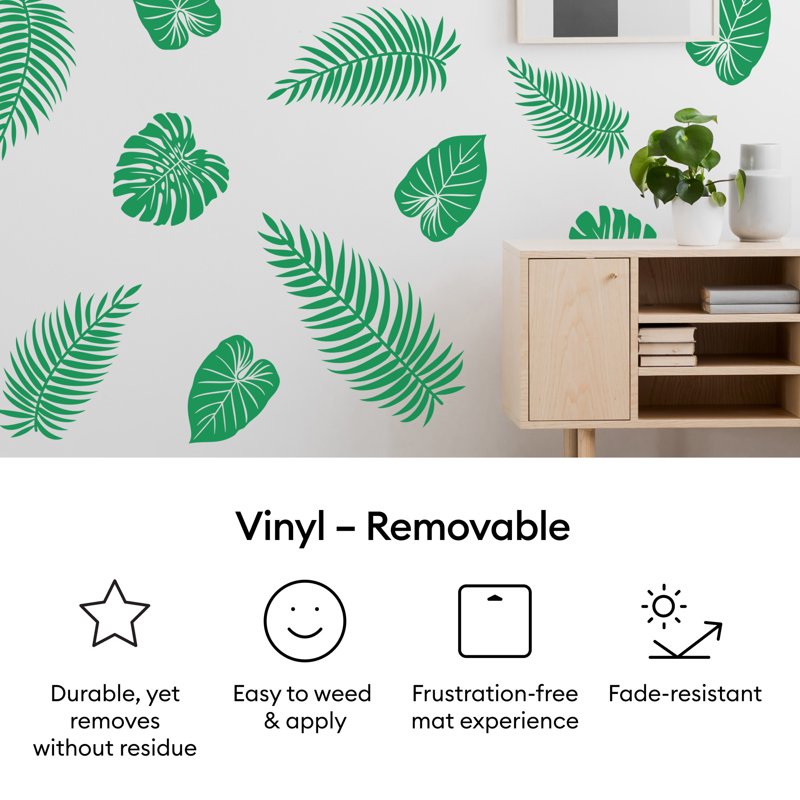 Removable Vinyl Sampler Pack - Tropical Colors for Cricut Cutting Machines