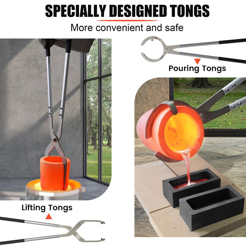 12kg Propane Melting Furnace Kit for Metal Smelting & Casting