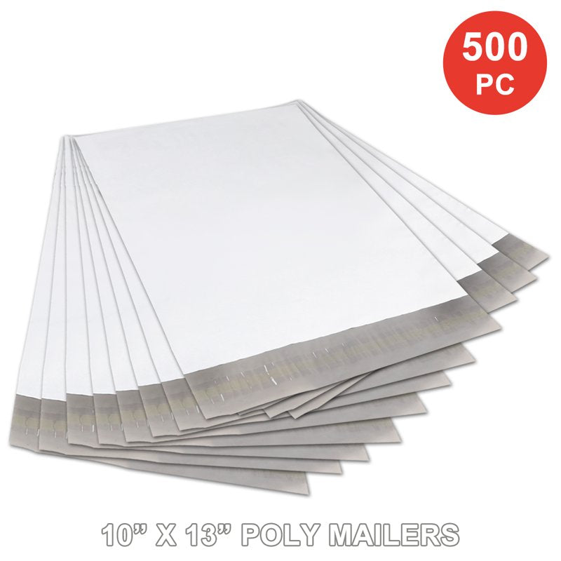 10x13 Inch Poly Mailers Shipping Bags Self Seal Waterproof & Puncture Proof