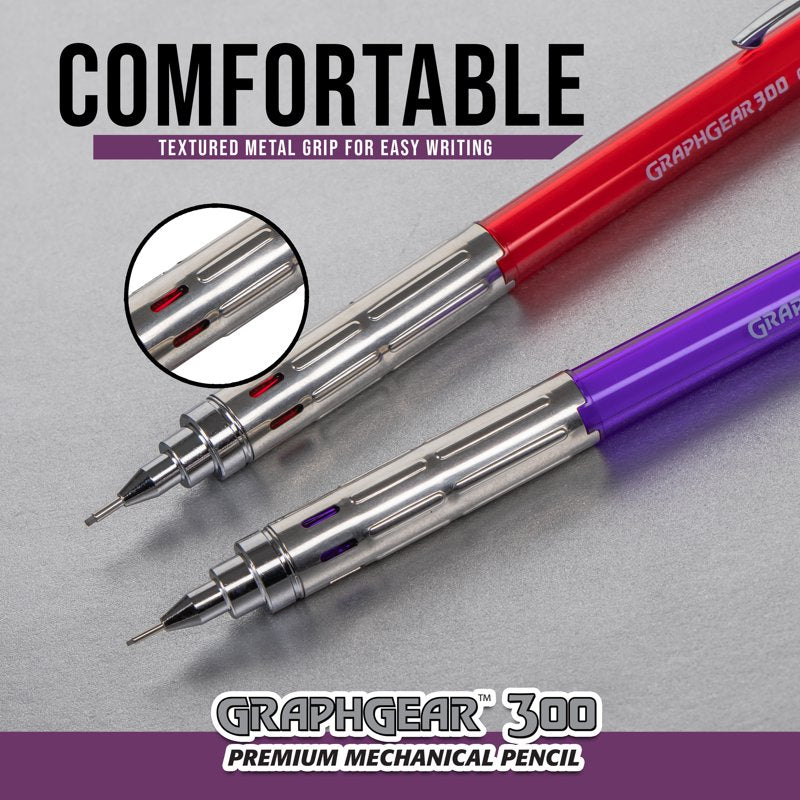 Mechanical Pencil Set 0.5mm HB Lead with Eraser & Refills - Durable, Professional-Grade Writing Tool