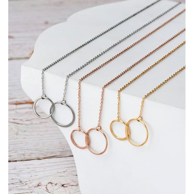Matching Infinity Necklace for Mom and Daughter - Rose Gold, Silver, Gold Options - Mother's Day Gift