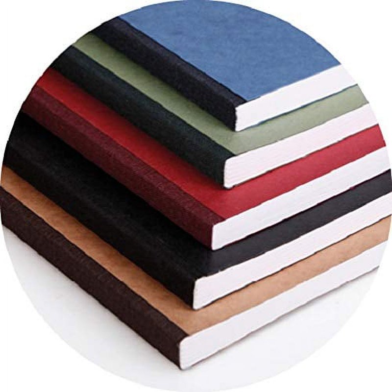 Large Clothbound Notebook with Elastic Closure - Green, 192 Pages