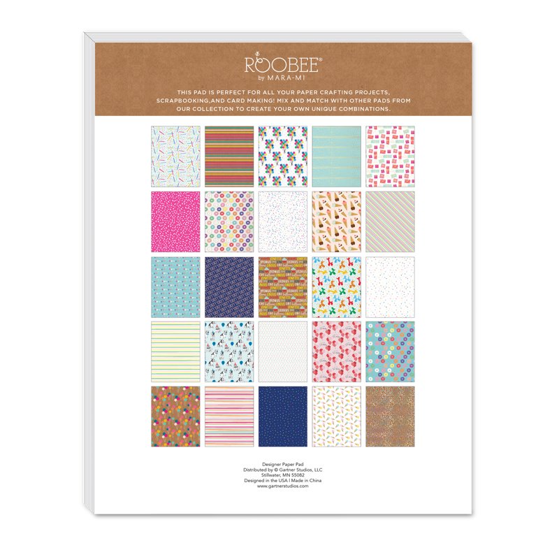 Celebrations Party Paper Pad 8.5x11 Inches 50 Sheets Multi-Design Crafting