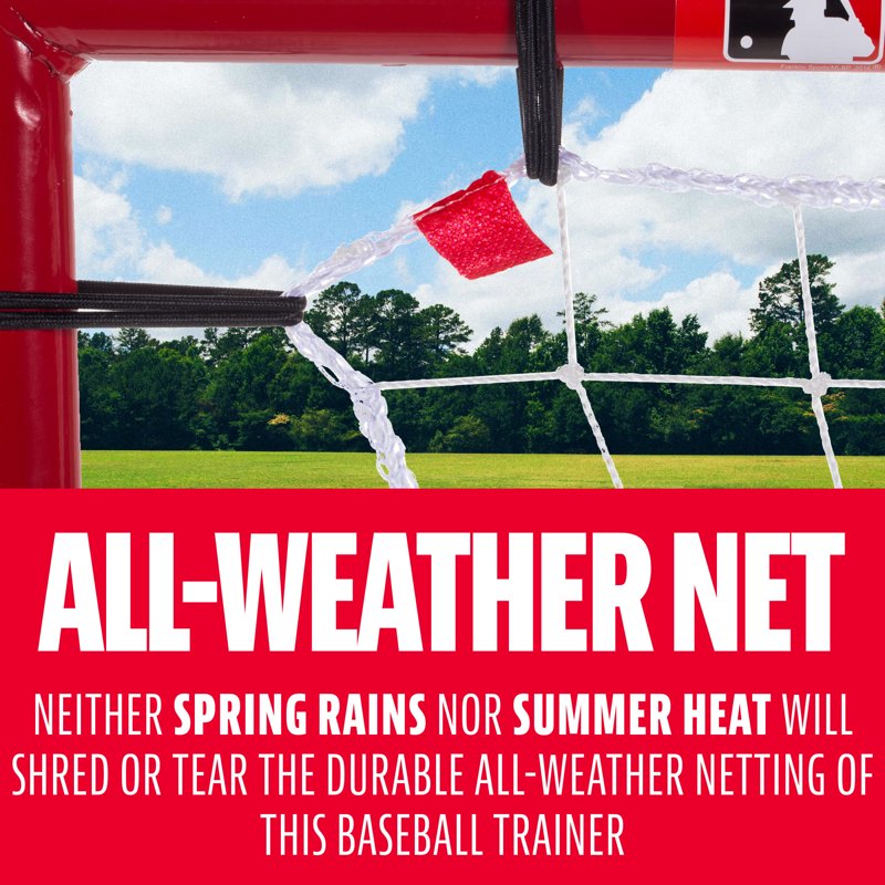Baseball Pitchback Rebounder Net with Adjustable Angles, 44 Inch