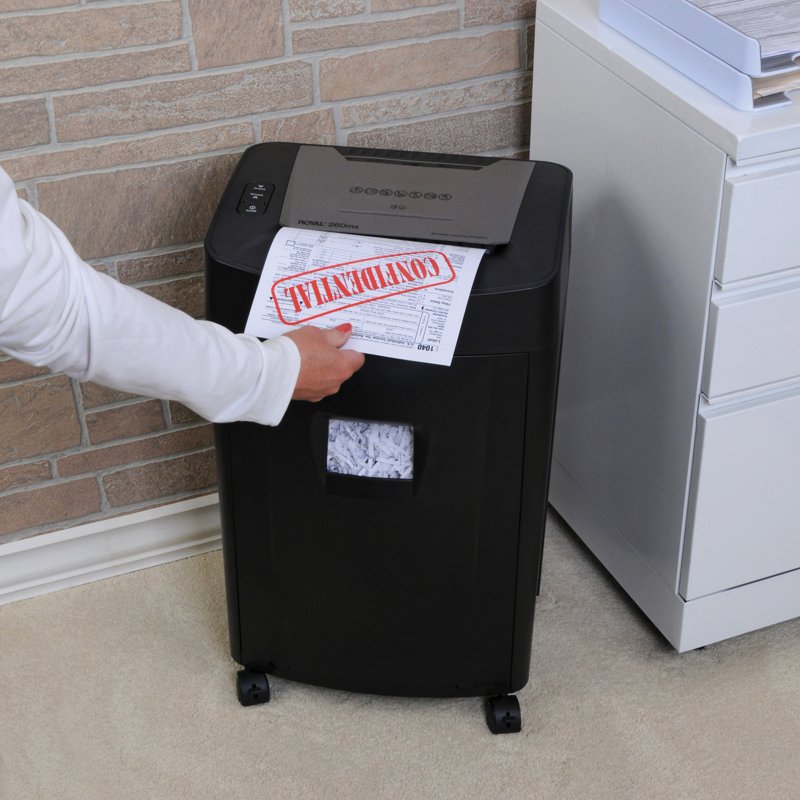 Crosscut Paper and CD Shredder 20 Sheets Continuous Office Equipment