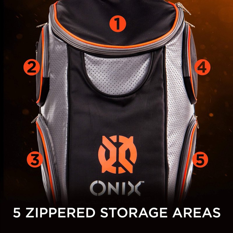 Onix Pickleball Backpack - Durable Paddle, Ball & Water Bottle Carrier