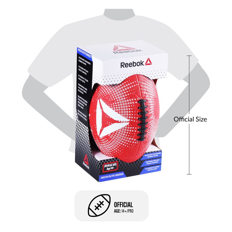 Varsity American Football with Sponge Cushion Rubber - Reebok Delta