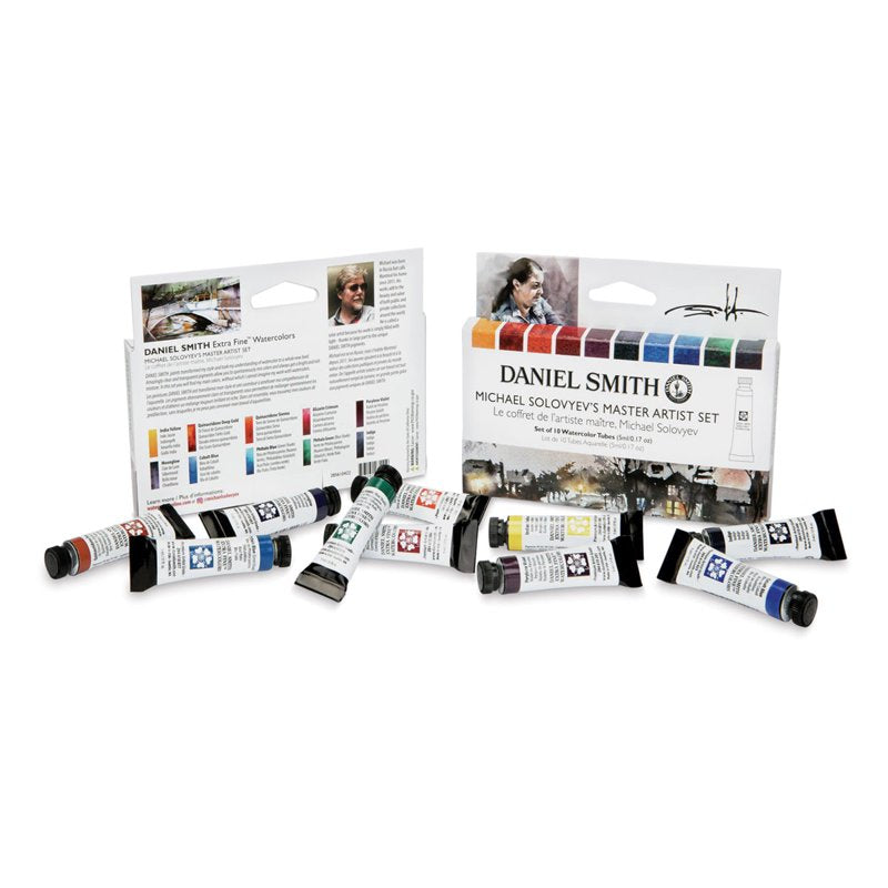 Professional Watercolor Paint Set - 10 Tubes of Fine Artist Watercolors