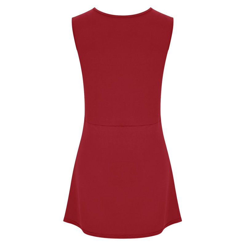 Women's Athletic Dress Sleeveless Golf Tennis Mini Dress with Built-in Shorts