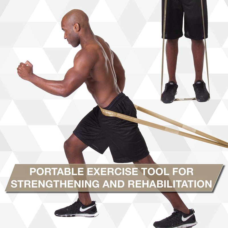 Resistance Loop Exercise Bands with Loops - Latex-Free, 5ft, Max Resistance