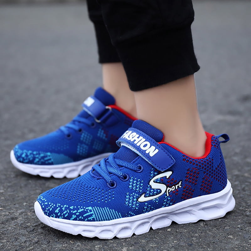 Kids Athletic Tennis Shoes Lightweight Mesh Sneakers for Boys Girls Size 11.5