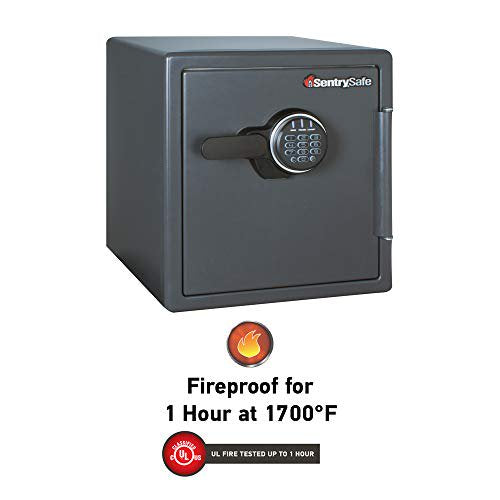 Fireproof Floor Safe with Combination Lock - 1 Hour Fire Protection