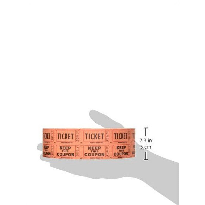 Raffle Tickets Pack of 4 Rolls (8,000 Total) Assorted Colors – Indiana Ticket Company