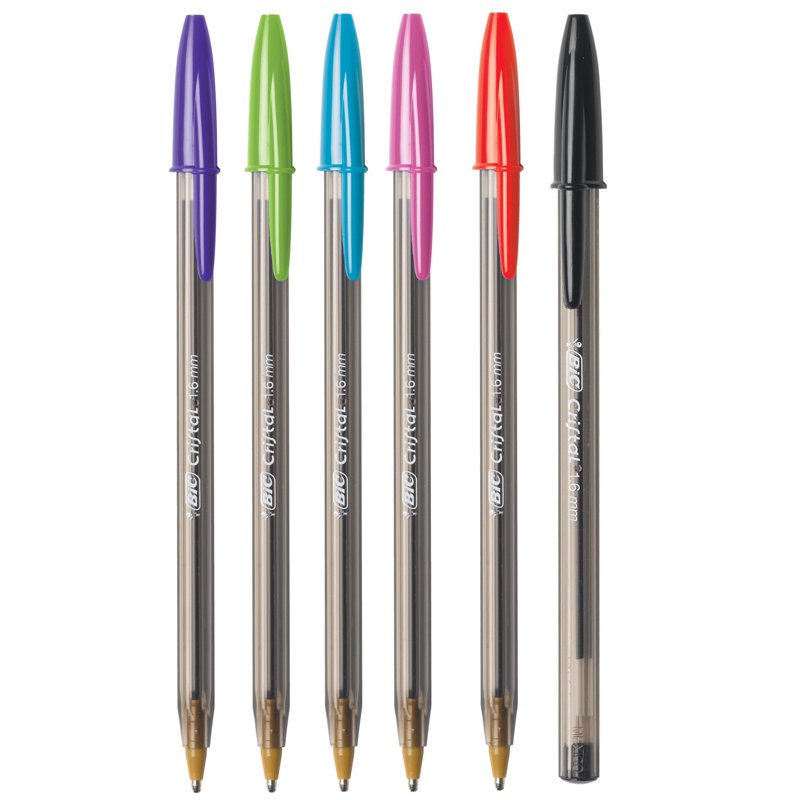 Ballpoint Pen Set with Assorted Colors - 1.6mm Bold Point, 48 Pack