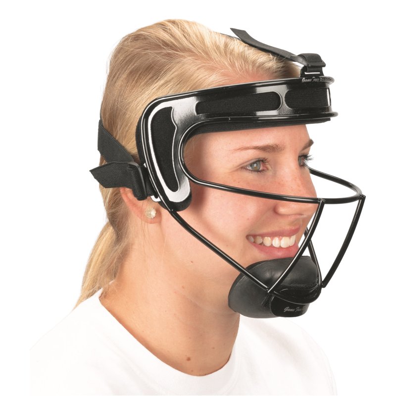 Steel Softball Safety Mask - Protects Face from Line Drives & Thrown Balls