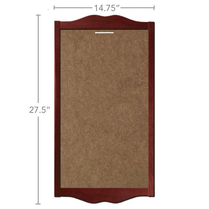 Vintage Red Calendar Frame for Wall Calendars - Solid Wood, Beveled Edges