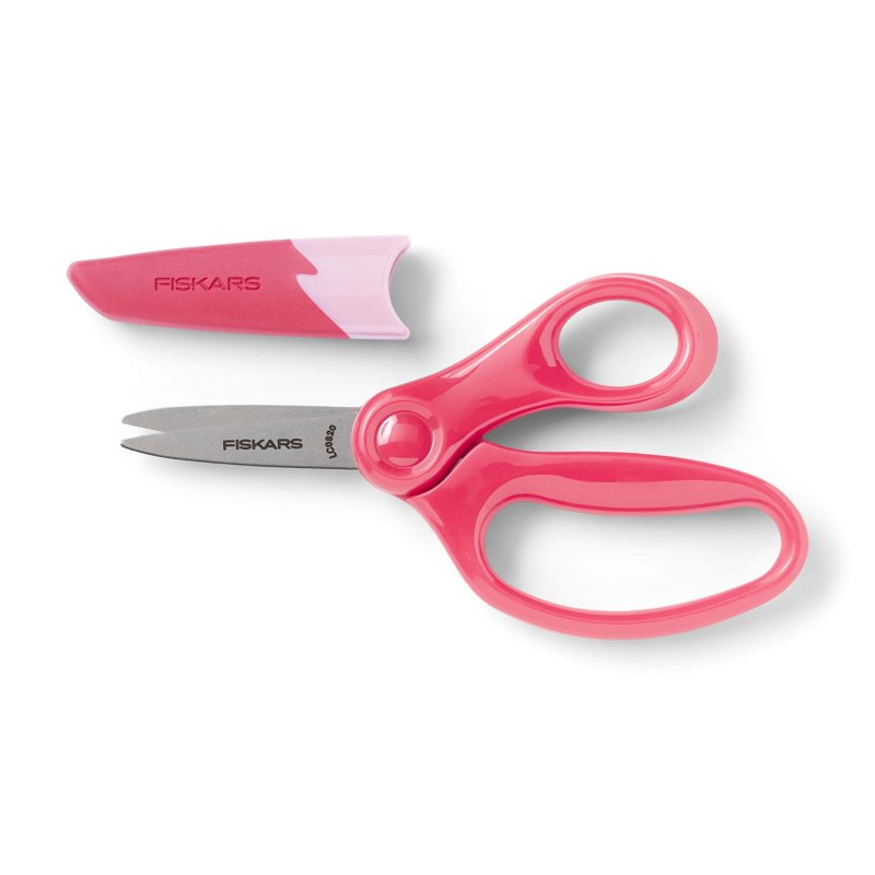 Pointed-Tip Kids Scissors 5" (12 Pack) Safety School Scissors for Ages 4-7